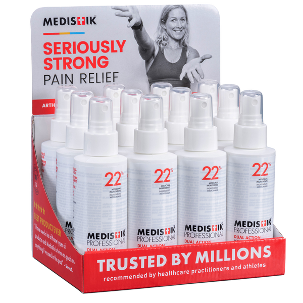 12 Sprays FastActing Dual Action Medistik Professional